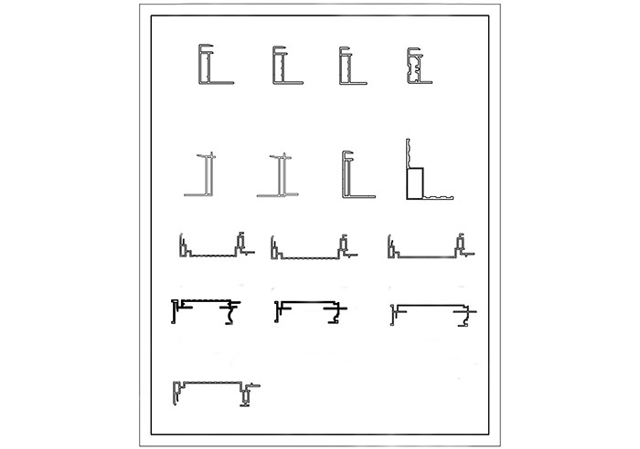 鋁型材定制開(kāi)模汽車(chē)零部件鋁型材-2
