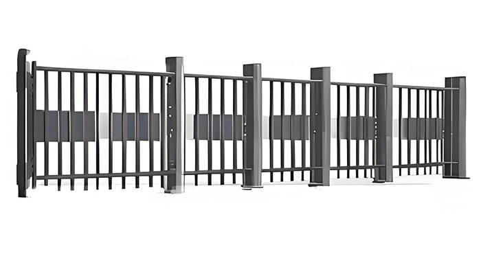 鋁型材定制開(kāi)模鋁合金防護(hù)欄鋁型材-1